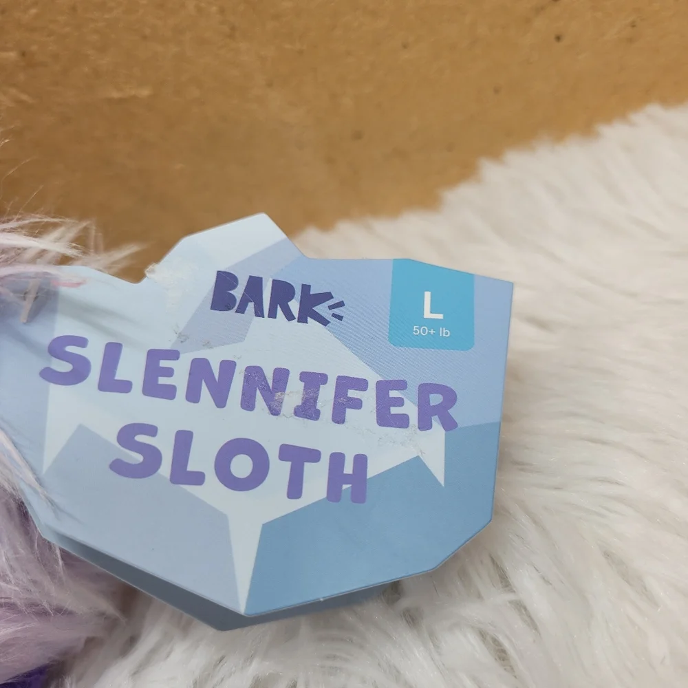 Bark Slennifer Sloth Size L 50+ lbs NWT